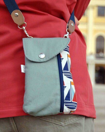Handytasche "Smartkram" (Nähanleitung und Schnittmuster in 2 Größen)