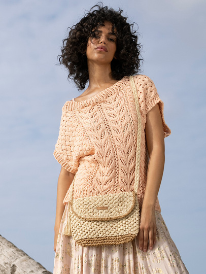 Lässiges Kurzarm-Shirt mit überschnittenen Schultern