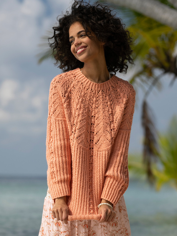 Pulli mit Rundpasse und Noppen