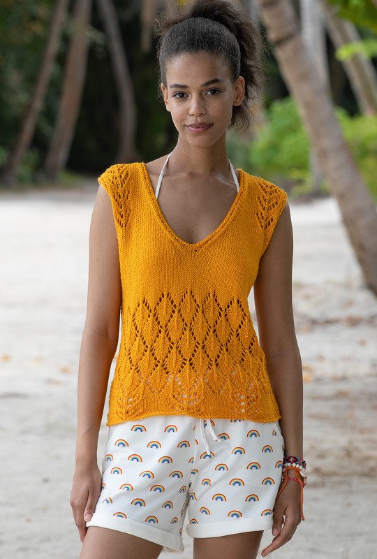 Sonnengelbes Sommertop - Bild 4
