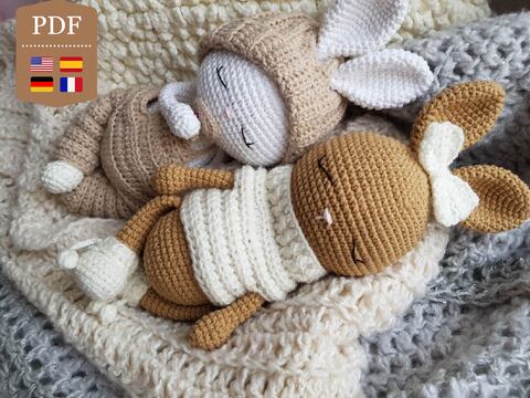 Häkelanleitung, Amigurumi Baby Häschen