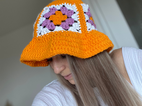 Häkelanleitung für den Bucket Hat Buto