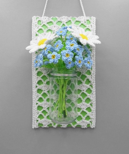 Daisy & forget-me-not hanging decoration