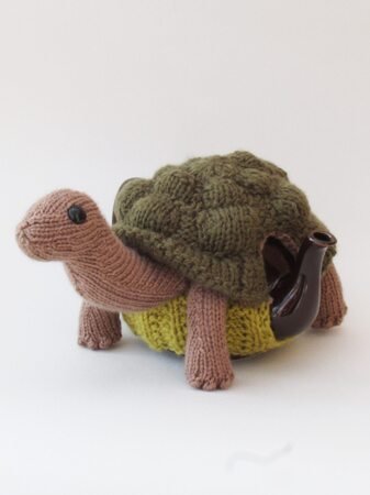 Galapagos Giant Tortoise Tea Cosy Knitting Pattern