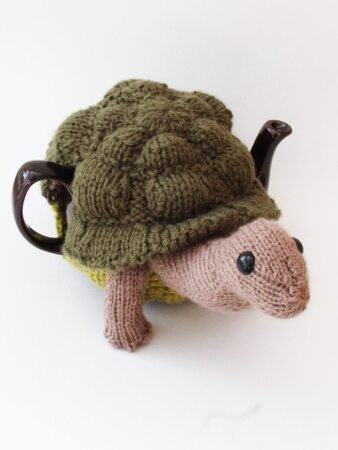 Galapagos Giant Tortoise Tea Cosy Knitting Pattern