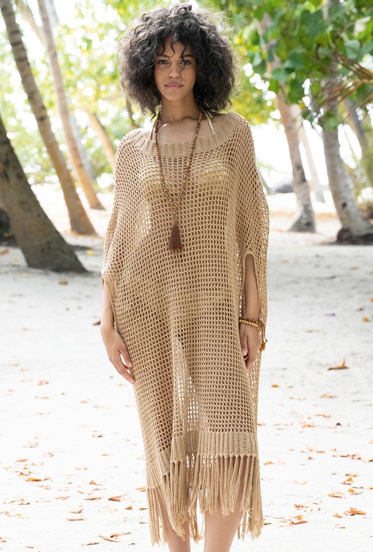 Sommerponcho in Netzoptik - Bild 6