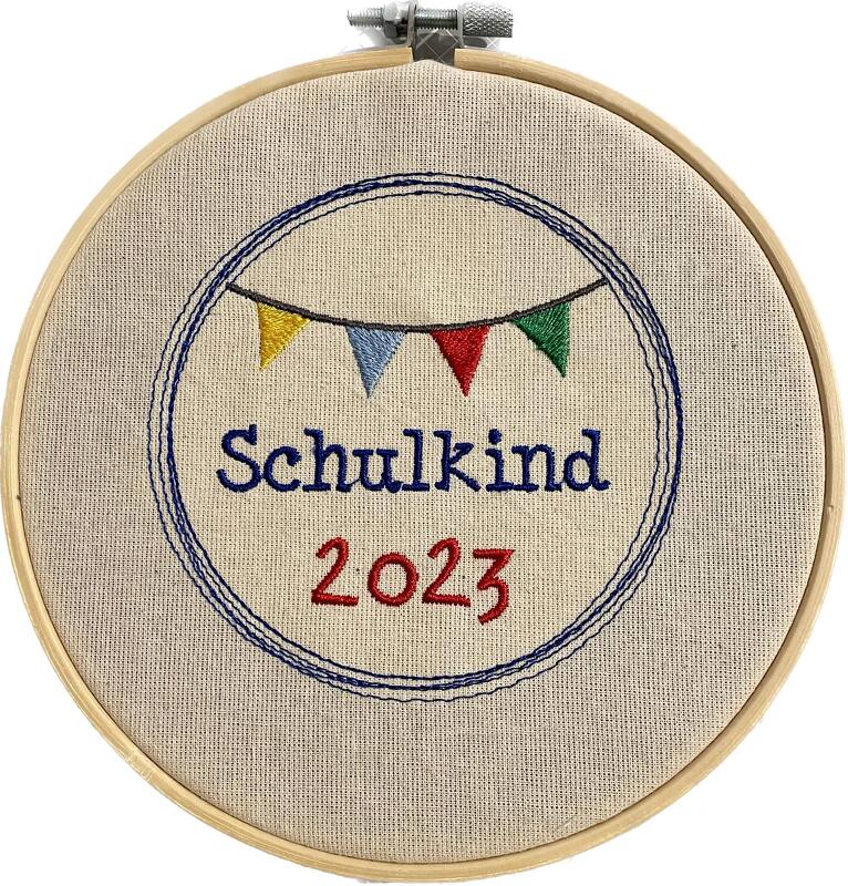 Stickdatei - Schulkind 2023 - 2 Größen - Bild 9