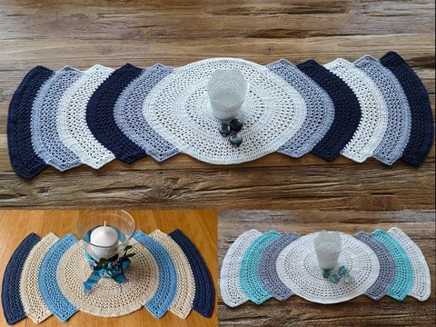 Häkeln Tischläufer Marina