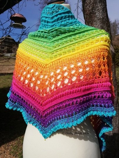 Lente - Flaches Dreieckstuch