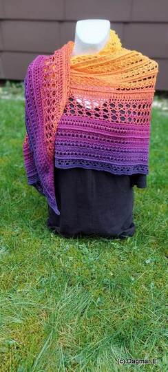 Lente - Flaches Dreieckstuch