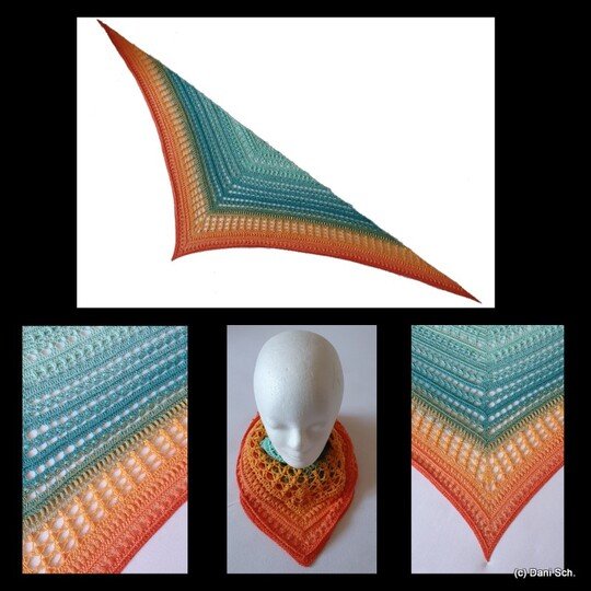 Lente - Flaches Dreieckstuch