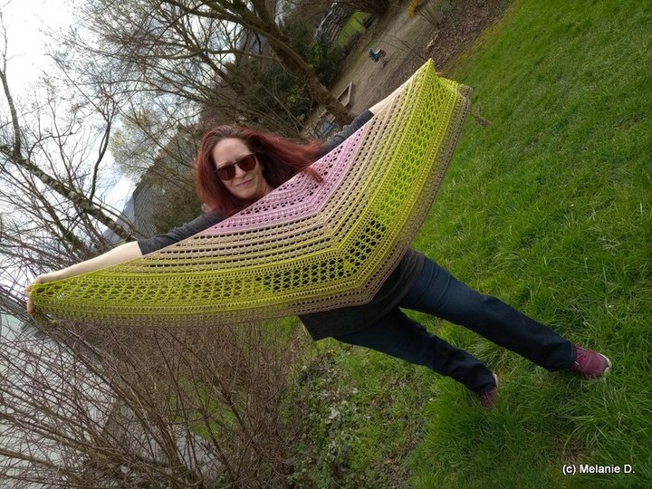 Lente - Flaches Dreieckstuch