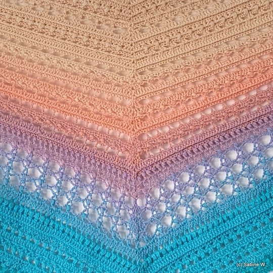 Lente - Flaches Dreieckstuch