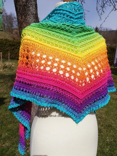 Lente - Flaches Dreieckstuch