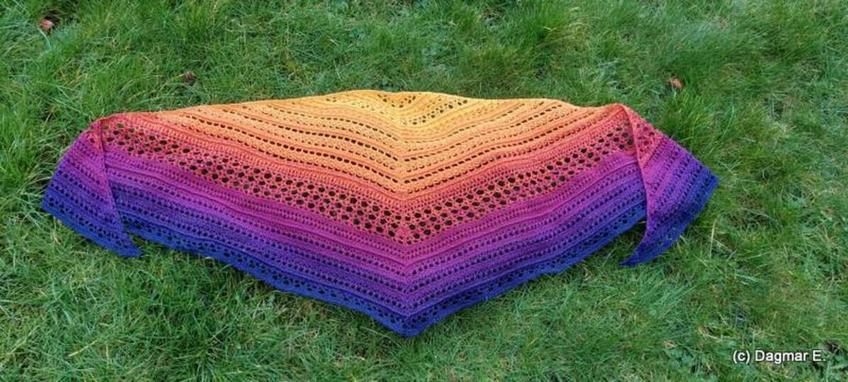 Lente - Flaches Dreieckstuch