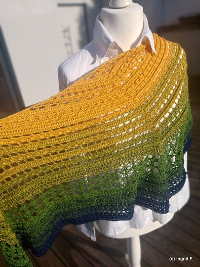 Lente - Flaches Dreieckstuch