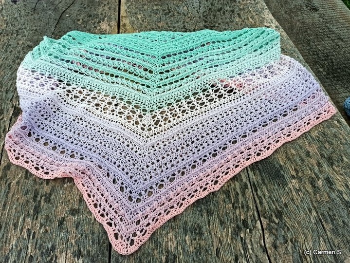 Lente - Flaches Dreieckstuch