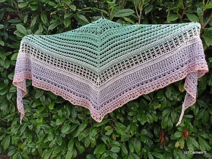 Lente - Flaches Dreieckstuch