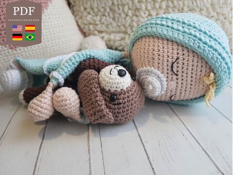 Crochet Pattern, Comforter Baby Security Blanket