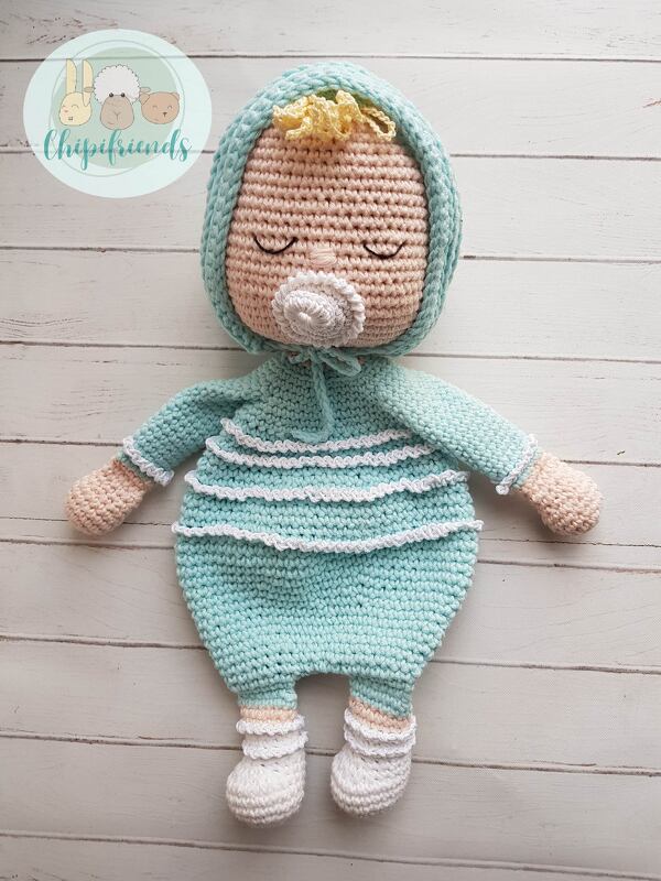 Häkelanleitung, Kuscheldecke Baby mit Hündchen - Bild 5