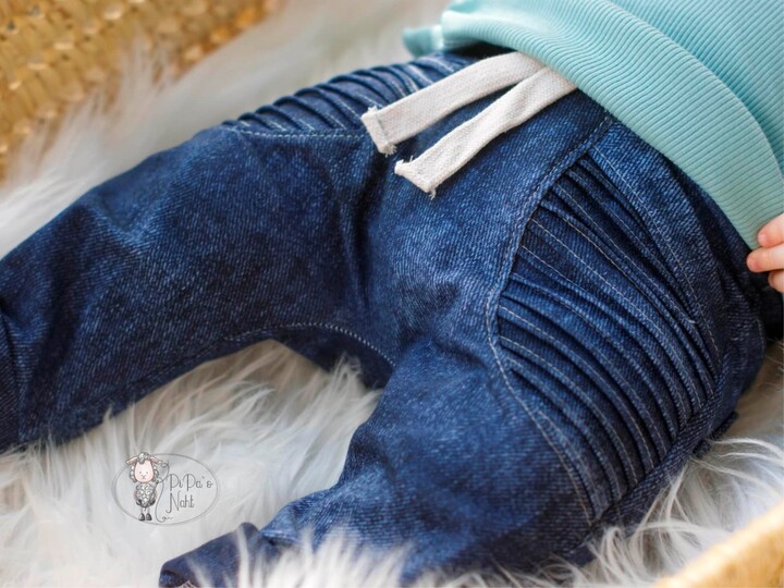 Hose "KALLE MINI" (50-104 je 3 Weiten) - Schnittmuster und Anleitung