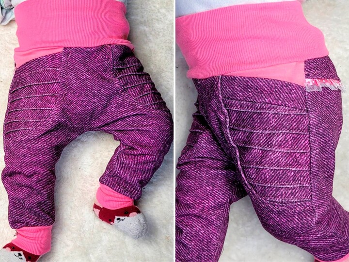 Hose "KALLE MINI" (50-104 je 3 Weiten) - Schnittmuster und Anleitung