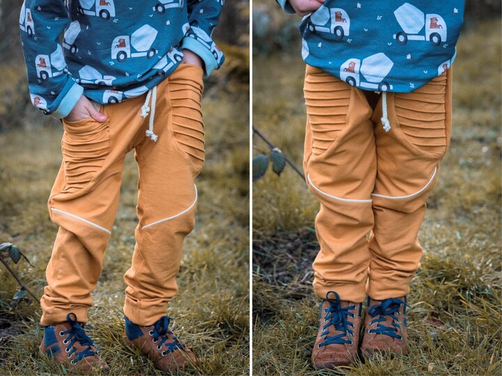 Hose "KALLE MINI" (50-104 je 3 Weiten) - Schnittmuster und Anleitung