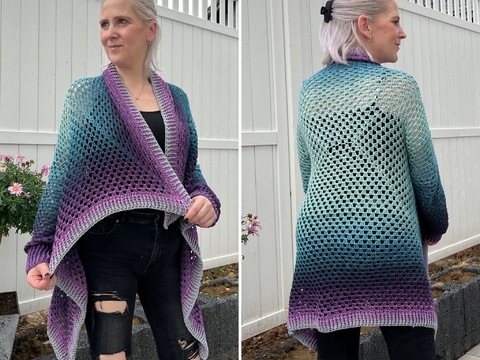 Häkelanleitung Jacke Skylight