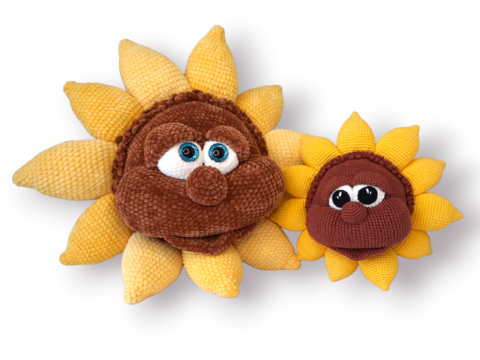 Häkelanleitung Das Sonnenblumen-Kissen