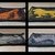 Vier Tiere Afrikas - Topf- oder Spüllappen mit Schattenstrickmotiven