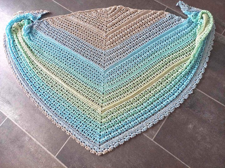 Häkelanleitung - Tuch