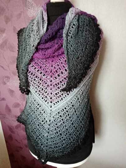 Häkelanleitung - Tuch