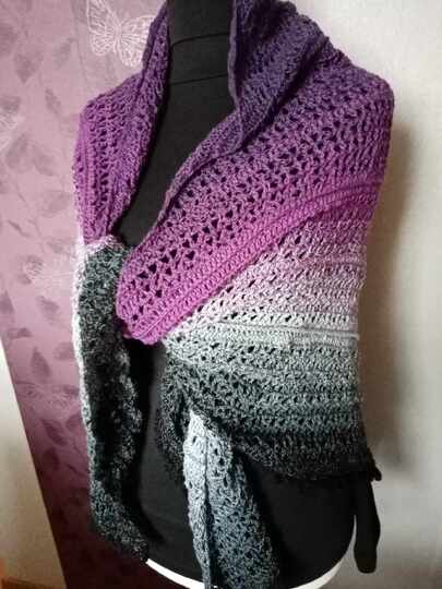 Häkelanleitung - Tuch