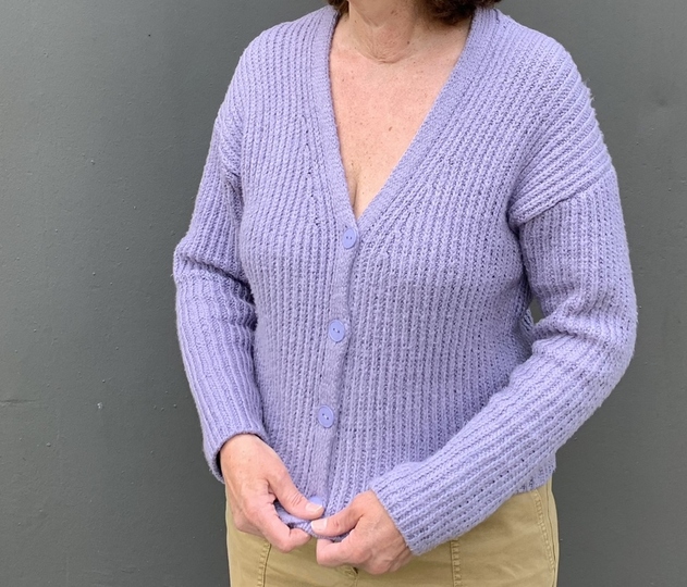 Strickanleitung Strickjacke Rike Nr. 2 Größe 36 – 46 Damen