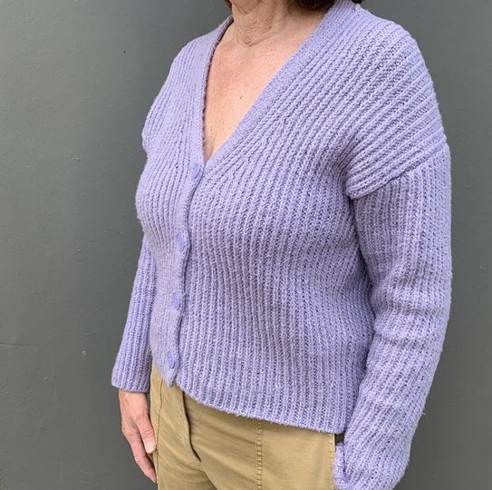 Strickanleitung Strickjacke Rike Nr. 2 Größe 36 – 46 Damen