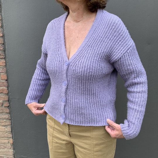 Strickanleitung Strickjacke Rike Nr. 2 Größe 36 – 46 Damen