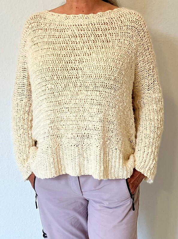 Schlabberpulli - Bauchwegschummler Nr. 5 - Häkelanleitung - Bild 5