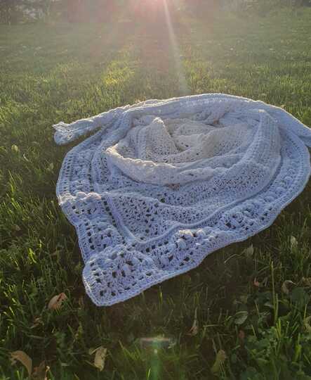 Häkelanleitung - Tuch "Dyri"