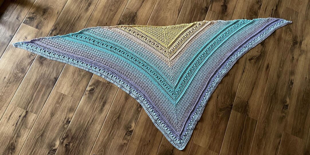 Häkelanleitung - Tuch "Dyri"