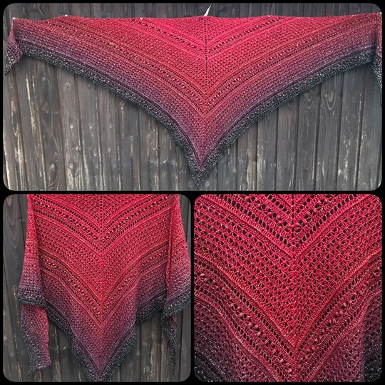 Häkelanleitung - Tuch "Dyri"