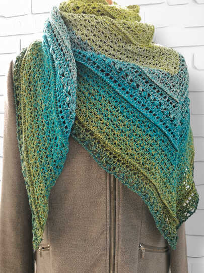 Häkelanleitung - Tuch "Dyri"