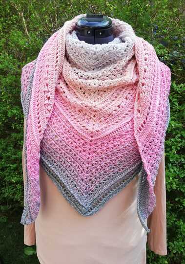 Häkelanleitung - Tuch "Dyri"