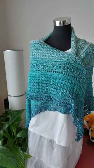 Häkelanleitung - Tuch "Dyri"