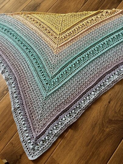 Häkelanleitung - Tuch "Dyri"