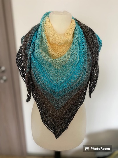 Häkelanleitung - Tuch "Dyri"