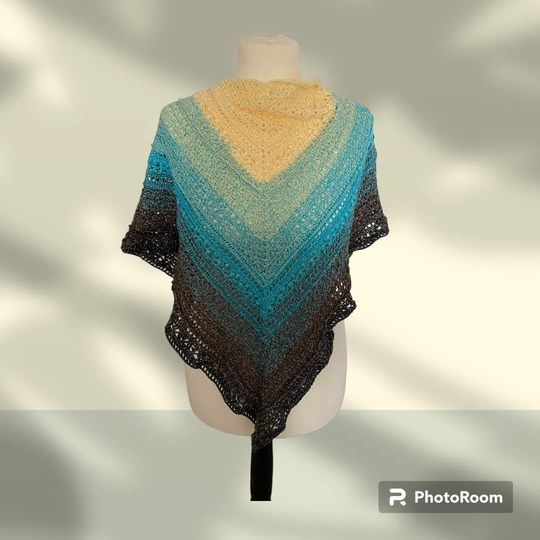 Häkelanleitung - Tuch "Dyri"