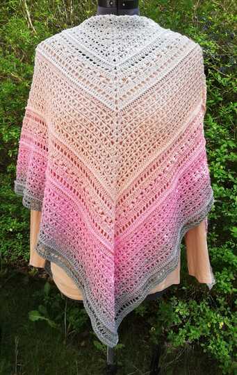 Häkelanleitung - Tuch "Dyri"