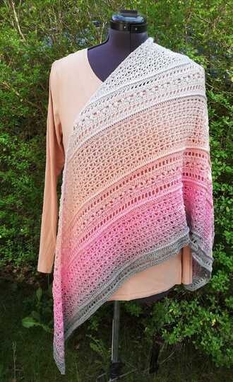 Häkelanleitung - Tuch "Dyri"