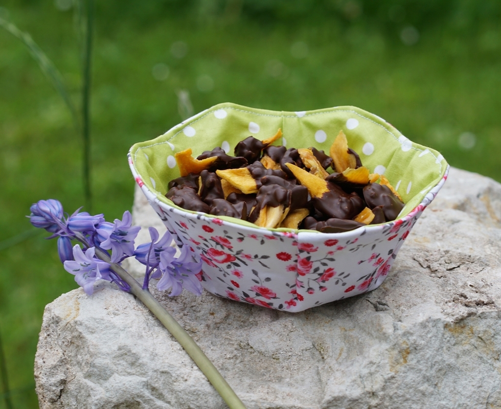 Schale Utensilo in 4 Größen Stoffschale nähen