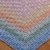crochet pattern for the symmetrical shawl "bricks"